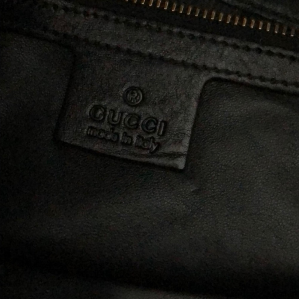 Gucci Gg Running Black Python Xl Oversized Tote B… - image 7